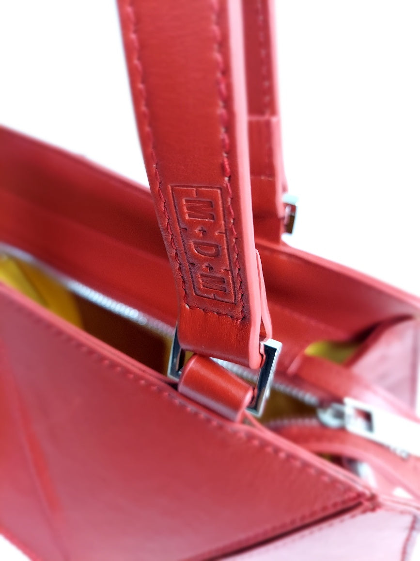 red shoulder handbag collection